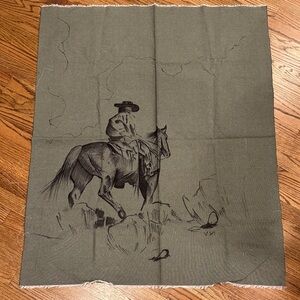 Western Cowboy Print Tapestry
